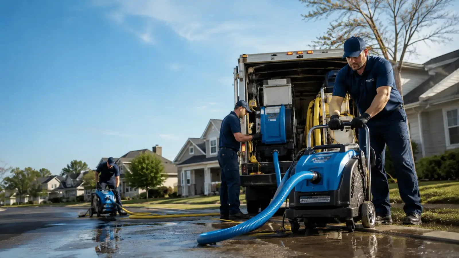 Flood Damage Cleanup in Barbeau, MI
